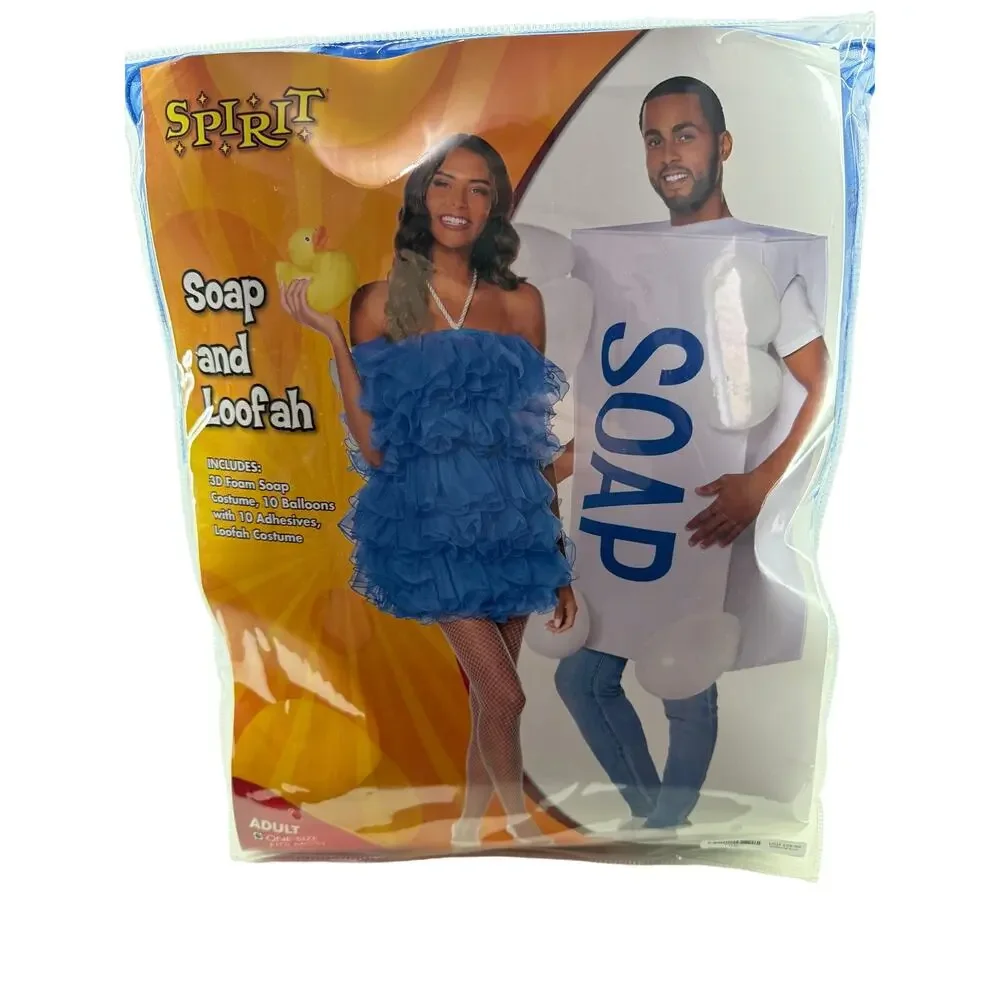 Adult Soap and Loofah Costumes One Size Fits Most - Picture 1 of 6